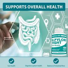 20 Billion CFU H. Pylori - Dietary Supplement, Support Digestive & Gut Health - 120 Capsules - 1 chai - Xem 5