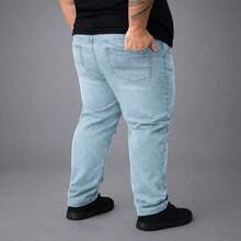 EVOLUTION PLAY Men's Plus Size Jeans 48 To 58 Lycra Slim XXG - 當然 - 查看 3