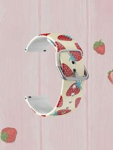 20/22mm Universal Smartwatch Band Compatible With Samsung, Honor - Silicone Strap With Fruit Pattern Compatible With Huawei GT2/GT3, Watch 3/Galaxy - Multicolor - View 11