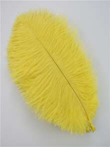 1包10根，20.25厘米（8-10英寸）彩色人造鸵鸟毛，适用于工艺品、婚礼装饰、手工配件、餐桌摆件、嘉年华羽毛装饰 - A - 查看 21