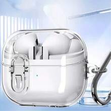 Locking Compatible With Samsung Galaxy Buds3/3pro/3FE Clear Lock Earphone Case Cover - Clear - View 4
