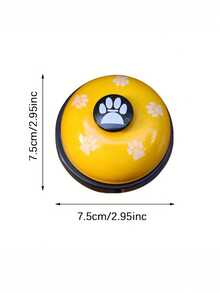 Campana de entrenamiento para mascotas, campana de entrenamiento para perros y gatos, campana receptiva con huella de pata para entrenamiento de mascotas, campana de notificación de puerta para perros y gatos, juguete inteligente para perros y gatos, campana de entrenamiento sin batería - Multicolor - Ver 15