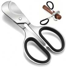 Premium Double Blade Cigar Cutter Sharp Stainless Steel Cigar Scissors For Travel - Stainless Steel  Cutter - View 5
