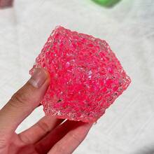 5,5 cm Cubo de azúcar texturizado esponjoso, pelota de azúcar con sensación granulada, juguete apretable de color caramelo, adecuado para adolescentes, estudiantes, oficina, regalo de cumpleaños, regalo festivo - Multicolor - Ver 14