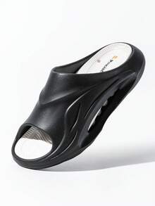 Women Home Slippers - Black and White - View 2