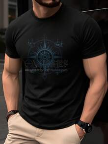 Men Outdoor Tees & Tanks - Black - View 1