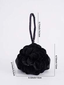 Mini Party Clutch Bag With Rhinestone Decor, Elegant Handbag For Attending Events, Chic Cosmetic Bag, Versatile Fashion Small Handbag - Black - View 10