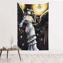 Anime Tapestry Anime Overlord Albedo Tapestry Wall Hanging Home Decoration Wall Blanket Dormitory Living Room Bedroom Backdrop Poster( 60x40inch) - Multicolore - Voir 9