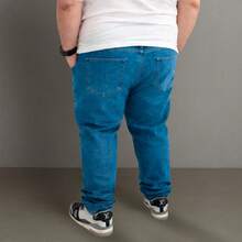 EVOLUTION PLAY Men's Plus Size Jeans 48 To 58 Lycra Slim XXG - 平均的 - 查看 7