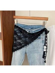 1 pieza Pañuelo/Pañoleta con adorno floral de encaje - Multicolor - Ver 8