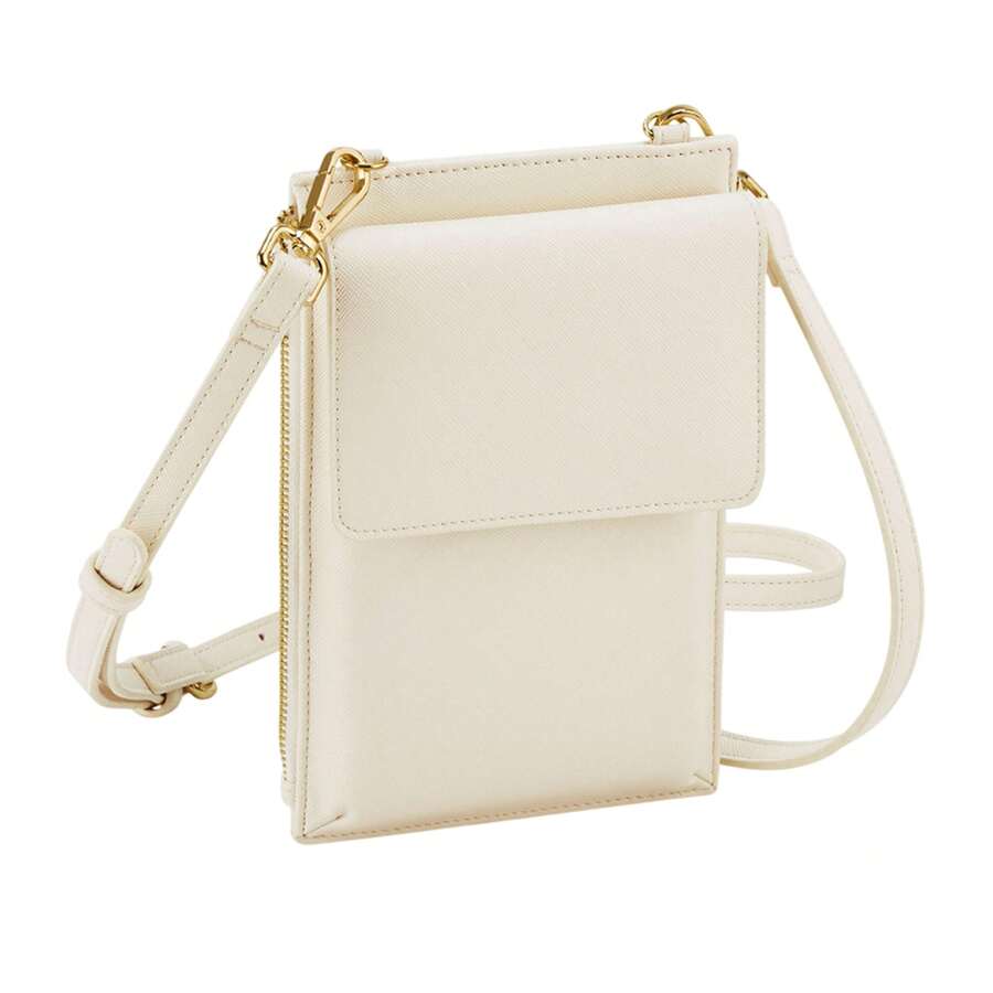Bagbase Phone Carry Case (Oyster) - 100% Polyurethane - (BC7000) - Beige - View 1