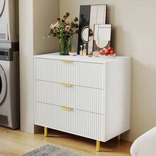Dressers & Chests Of Drawers - White + MDF - View 6