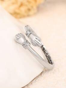 1Pc Teen Cubic Zirconia Rings For Girls For Birthday Gifts For Party Jewelry Daily Decoration - 1# - View 2