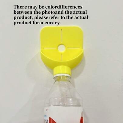 1pc Plastic Drill Dust Collector, No Need To Buy Dedicated Dust Collector, Just Install It On A Regular Bottle To Quickly Turn The Bottle Into A Drill Dust Collector, Easily Collect Wood Chips And Dust Generated During Drilling. The Installation Process Is Simple, No Complex Tools Required, And Cleaning Is Convenient After Use, Just Rinse With Water. A Practical Accessory For Furniture Decoration And DIY Crafts.