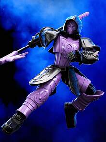 1个动漫骷髅角色可动人偶，机甲人偶幸运13系列桌面摆件 - 彩色 - 查看 3