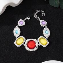 1件时尚百搭简约波西米亚风优雅奢华可爱手链，适合派对、宴会、鸡尾酒会等场合的礼物 - 蝴蝶型 - 查看 10