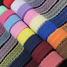 Bilateral Non-Elastic Lace Handmade DIY Clothing Curtains Sofa Sewing Lace Accessories Width 4.5CM Length 1000CM - màu xanh da trời - Xem 2