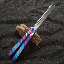 26cm Foldable Fashion Butterfly Pattern Comb Set - Portable Tool/Toy, Harmless, Suitable For Men And Teenagers. [Buy Now, Enjoy Exclusive Discount! Stay Tuned For More Surprises!] - Multicolor - View 6