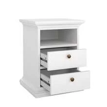 Interior Guadalquivir Nightstand, Side Table, White, 44 X 40 X 59 Cm - White 6 - View 6