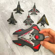 Simple Fighter Jet Launcher Toy, Black Shooting Toy, Family Entertainment Battle Game, Suitable For Outdoor Sports And Entertainment, Manual Launcher, Gift For Boys, Halloween And Christmas Gift - Black - View 9