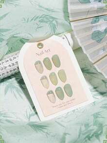 Mec 12ml 12色抹茶绿果冻凝胶指甲油,半透明水晶般清透的凝胶,淡薄荷绿黄色可卸UV/LED光疗指甲油,持久高光泽,适合春夏日常及办公室DIY美甲 - 彩色 - 查看 9