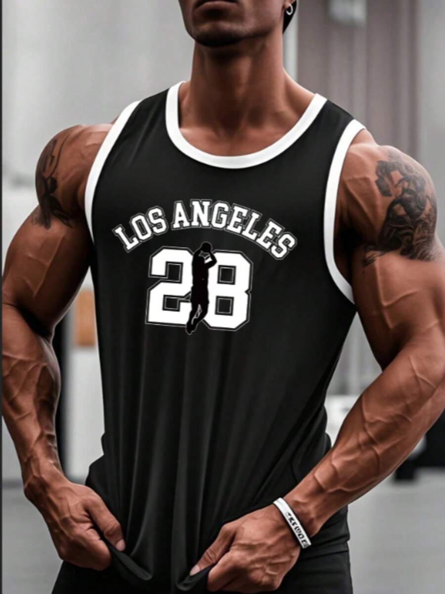 Sleeveless Basketball/Training/Fitness Top, Comfortable, Lightweight Black - Black - View 1