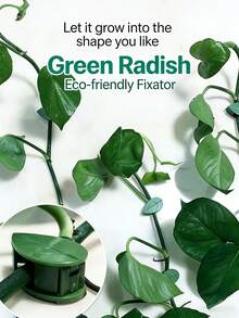 10/20/30个装 叶子形状电线夹，自粘式电线整理器，可爱绿色电线固定器，用于整理桌面、墙壁、家庭和办公室中的电线 - 葉子 - 查看 2