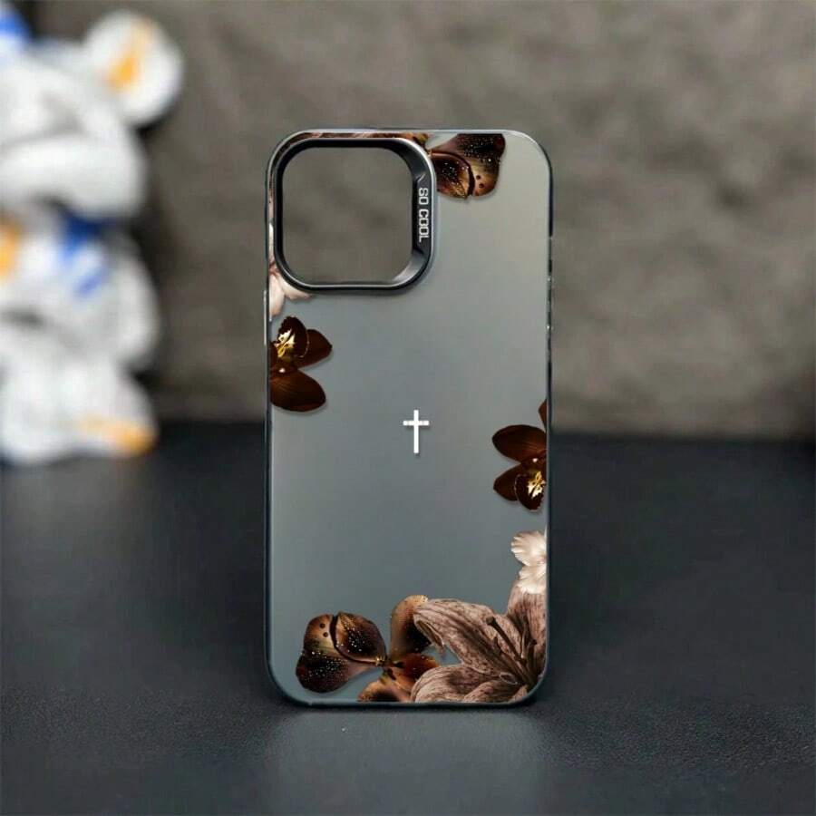 1pc White English God Girl Graphic Full Coverage TPU Shockproof Phone Case Compatible With Apple 17,16, 15, 14, 13, 12, 11 Pro Max Waterproof Anti-Fall Scratch Resistant-For-Your-New- - Nhiều màu 5 - Xem 1