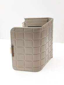 MINGYOU Short Green Flame Elegant Clasp Women's PU Wallet, Zipper Multi-Functional Large Capacity Card Holder, Sweet Cute Fashion Young Minimalist Easy To Carry - Camel - View 8