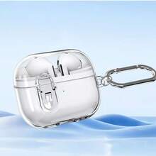 Locking Compatible With Samsung Galaxy Buds3/3pro/3FE Clear Lock Earphone Case Cover - Clear - View 8