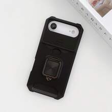 卡槽+滑动窗口+磁吸车载隐形手机支架，兼容 17/16/15/14/13/12/11/X/7/8/6系列、S系列、Pixel、Moto等机型 - 黑色 - 查看 2