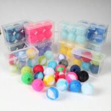1/6pcs Reusable Washing Machine Lint Remover Balls, No Electricity Needed, Can Remove Lint, Hair, Bedding, Bathroom And Cleaning Supplies - Multicolor-6pcs - View 4
