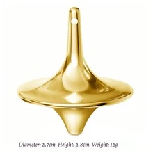 6pcs/Set Movie Prop Alloy Spinning Top, Bestselling Metal Keychain, Rotating Gyro Keyring, Promotional Stress Relief Gift - Multicolor - View 6