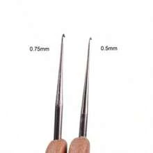 3 Pieces Dreadlock Hook Dreadlock Crochet Needle For Dreadlocks 0.5mm, Durable Dreadlock Crochet Hooks For Hair With Interlocking Tool, Excellent For Maintaining Real Dread Loc - View 4