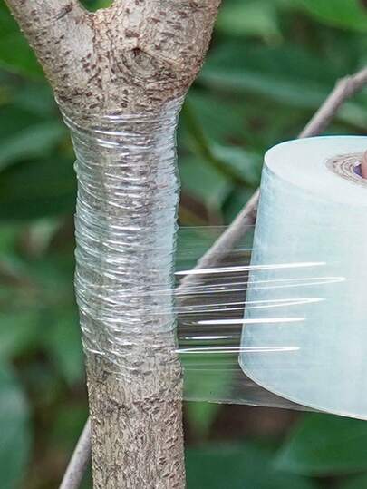 1pc, 3cm X 200m / 5cm X 200m PE Stretch Wrap Film Roll, Grafting Membrane, Wire Wrapping, Packing, Stretching, Industrial, Food Preservation, Takeout Sealing Membrane