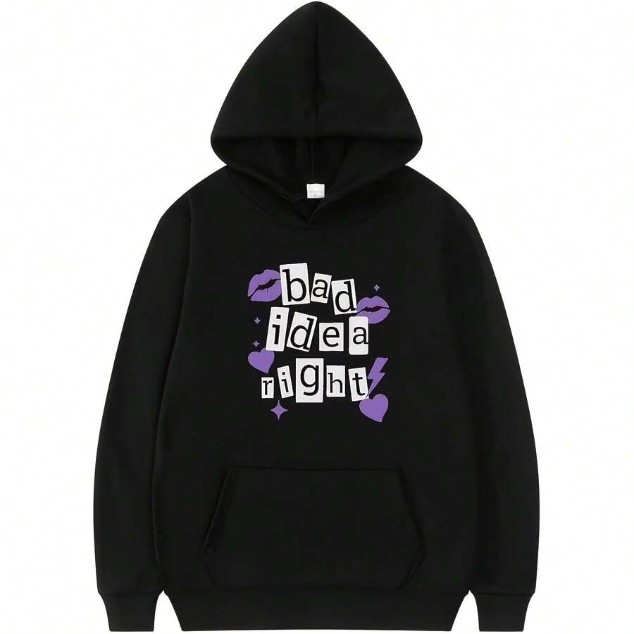 Olivias Hoodie Inspireds Bads Ideas Merch Rights Rodrigos Hoodies Casual Pullover For Men Women - màu đen - Xem 1