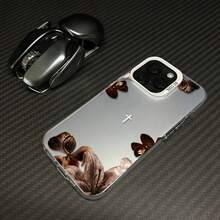 1pc White English God Girl Graphic Full Coverage TPU Shockproof Phone Case Compatible With Apple 17,16, 15, 14, 13, 12, 11 Pro Max Waterproof Anti-Fall Scratch Resistant-For-Your-New- - 多色5 - 查看 5