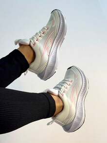 Unisex Walking Shoes For Gym And Fitness - 淺粉色 - 查看 2
