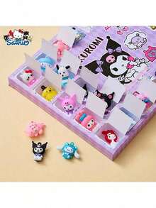 SANRIO Bộ hộp bí ẩn 40 ô  dễ thương - Hộp bí ẩn Kitty & , Bộ sưu tập hoạt hình vui nhộn, Thích hợp cho các buổi tụ họp, ngày lễ, lễ Giáng sinh và giải trí gia đình, Bất ngờ bất tận mỗi ngày - Nhiều màu - Xem 5