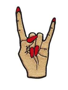 1pc H-Town Girl Handmade Applique Houston Travel Pride Embroidery Heat Transfer - Multicolor - View 1