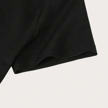 New European And American Street Style Printed Short-Sleeve T-Shirt Top - màu đen - Xem 11