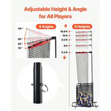 Volleyball Net, Posts - Blokversie, 4 Universalräder, met opwaardering - Bekijken 3