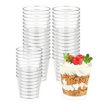 Pudding Cups, Ice Cream Cups, Dessert Cups, Coffee Cups, Beverage Cups, Thick Transparent Cups, Suitable For Parties, Celebrations, Gatherings, Catering And Home Use - Clear - View 6
