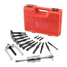 Blind Hole Bearing Puller Set 16-In-1 Inner Bearing Race And Seal Extractor Kit 16 PCS Slide Hammer Pilot Insert Inner Internal Bearing Removal Tool Set With 10 Split Collets And Counterstay - 16 Pcs - View 8
