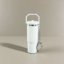 1/2/5/8 piezas Nuevo estilo llavero de vaso de hielo, soporte de lápiz labial, colgante de mochila, regalo para familia, amigos y regalos de fiesta festiva - Multicolor - Ver 7