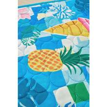Washable Dog Cooling Mat, Ice Silk Cooling Pad, Pet Self-Cooling Blanket For Indoor/Outdoor And Car Use - Mint Blue - View 5