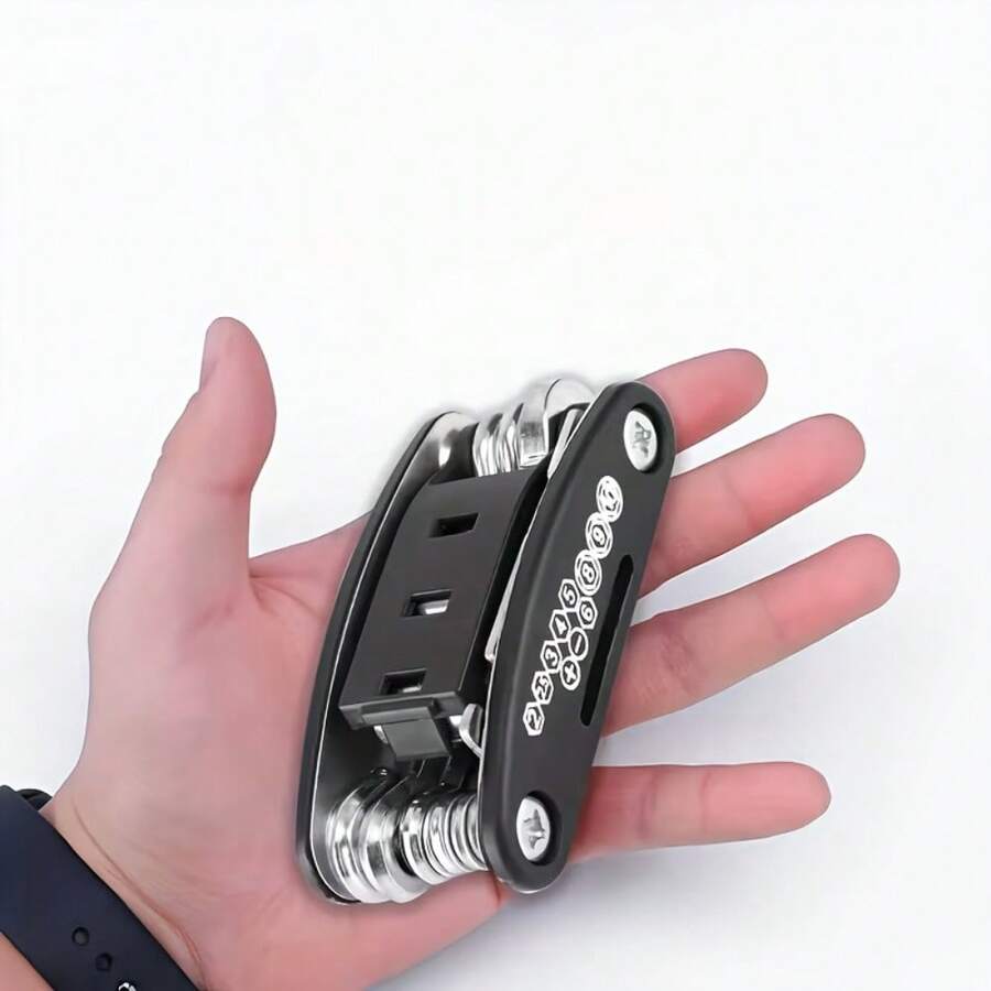 1pc 16-In-1 Anti-Slip Rotating Socket Wrench Set, Easy To Use, Suitable For Home And Automotive Repair, Wrench Tool - Multicolor - View 1