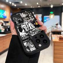 Arte de estilo vintage: familia, coches y amigos fieles. Esta elegante funda es compatible con Samsung, Apple, VIVO, OPPO, , Transsion, ,  y Honor. Fabricada en silicona TPU, ofrece protección contra golpes y caídas, además de una sensación superior. Es un regalo ideal para familiares, amigos y seres queridos, y una opción perfecta para San Valentín y Año Nuevo. - Negro - Ver 6