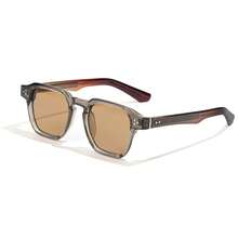 HBK Nuevas gafas de sol CP+PC, diseño minimalista y casual con remaches especiales, marco grande con estilo retro fresco y cool para hombres y mujeres, adecuadas para fiestas, playas de verano, regalos de vacaciones, viene con empaque completo - K40270 - Ver 31