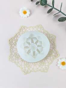 1pc Lotus Seed Head Silicone Mold, For Candle Making - White - View 4